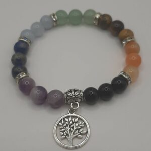 Bracelets 7 chakras arbre de vie