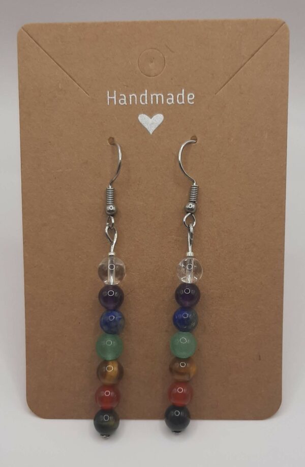 Boucles d'oreilles 7 Chakras